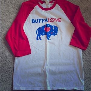 3/4” Buffalo tourist shirt